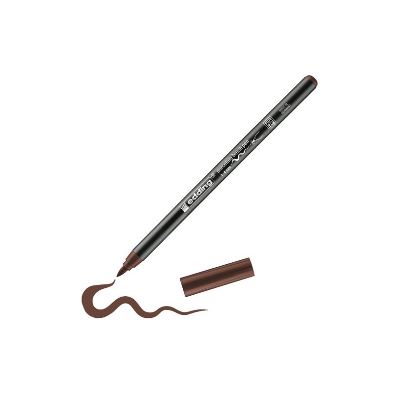 Fine art shop - Edding 4200 Porcelain Brushpen Brown | totenart.com