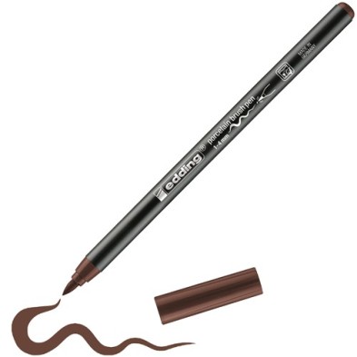 Fine art shop - Edding 4200 Porcelain Brushpen Brown | totenart.com