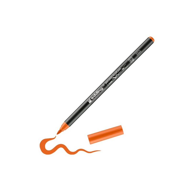Fine art shop - Edding 4200 Porcelain Brushpen Orange | totenart.com