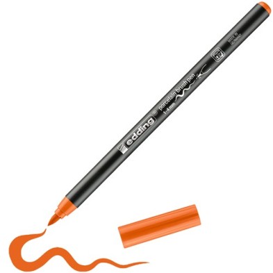 Fine art shop - Edding 4200 Porcelain Brushpen Orange | totenart.com