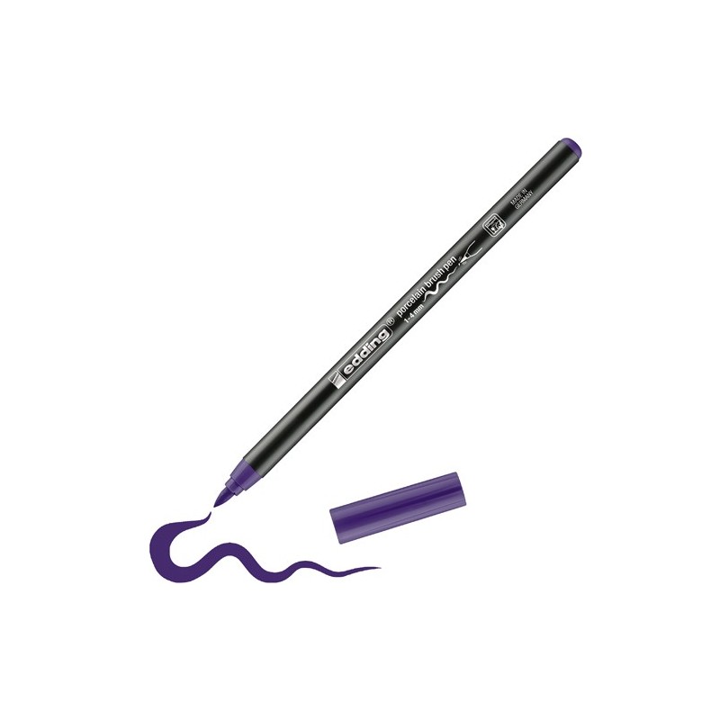 Fine art shop - Edding 4200 Porcelain Brushpen Violet | totenart.com