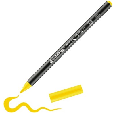 Fine art shop - Edding 4200 Porcelain Brushpen Yellow | totenart.com