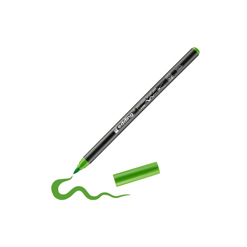 Fine art shop - Edding 4200 Porcelain Brushpen Light Green | totenart.com