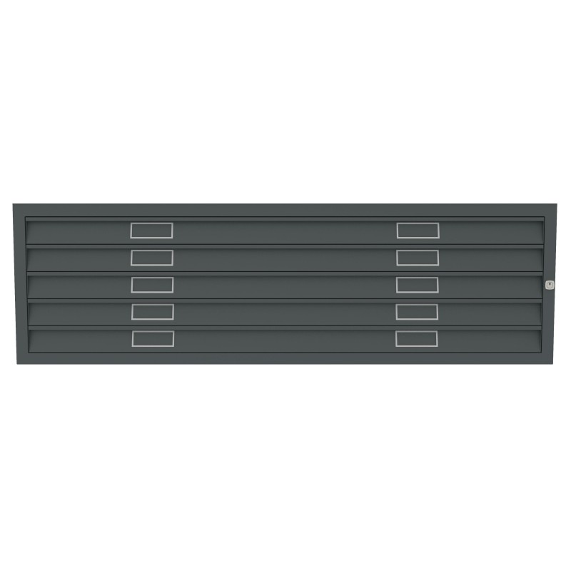 Fine art shop - Horizontal Filing Cabinet 5 drawers Steel, A0 | totenart.com