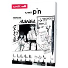 Fine art shop - Manga Starter Kit, 8 Uni Pin Markers + Mechanical Pencil and Tutorials, Uni-Ball | totenart.com