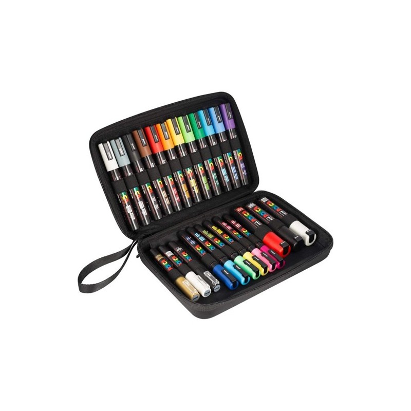 Fine art shop - Posca Premium Case 24 markers | totenart.com