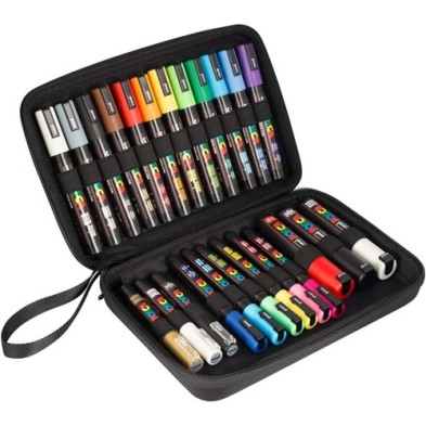 Fine art shop - Posca Premium Case 24 markers | totenart.com
