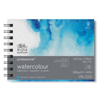  Fine art shop - Watercolor pad, 15 s, 300 g,  12,7 x 17,8 cm, Winsor&Newton | totenart.com