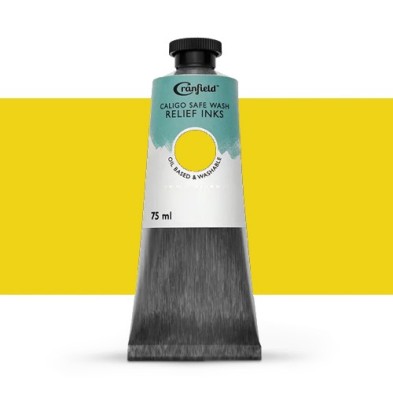 Fine art shop - Caligo Xilography Ink Arylide Yellow , 75 ml. | totenart.com