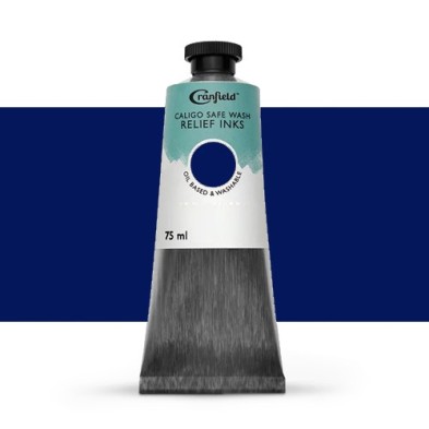 Fine art shop - Caligo Xilography Ink Prussian Blue , 75 ml. | totenart.com