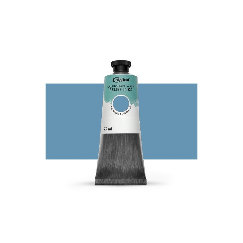 Fine art shop - Caligo Xilography Ink Powder Blue, 75 ml. | totenart.com