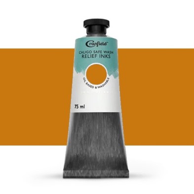 Fine art shop - Caligo Xilography Ink Yellow Ochre , 75 ml. | totenart.com