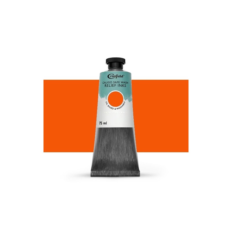Fine art shop - Caligo Xilography Ink Light Orange , 75 ml. | totenart.com