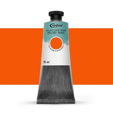 Fine art shop - Caligo Xilography Ink Light Orange , 75 ml. | totenart.com