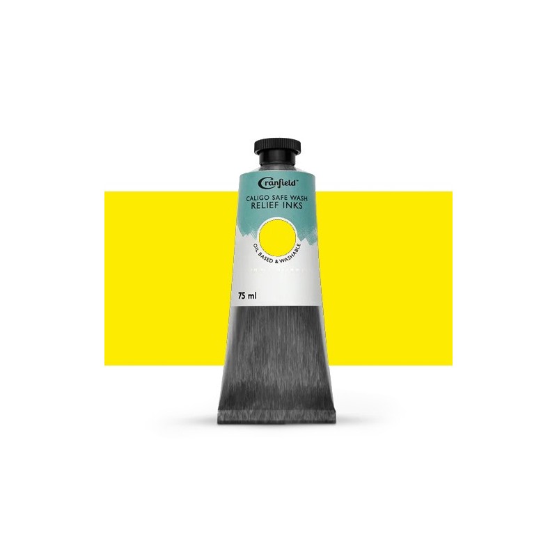 Fine art shop - Caligo Xilography Ink Process Yellow , 75 ml. | totenart.com