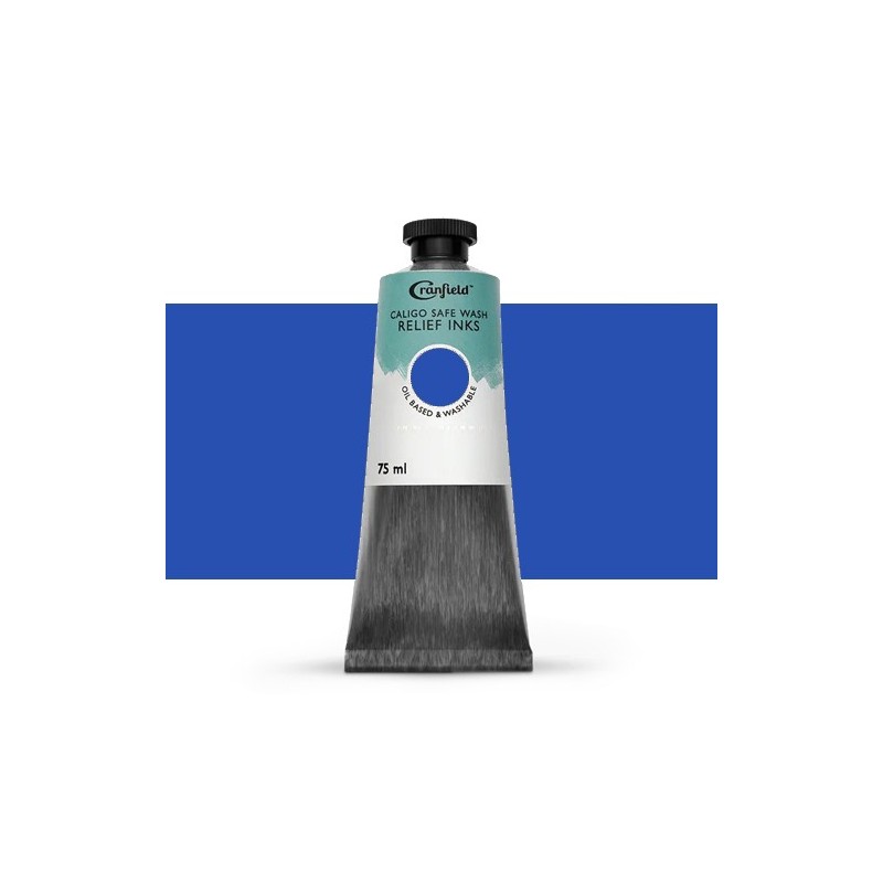 Fine art shop - Caligo Xilography Ink Phthalo Blue , 75 ml. | totenart.com