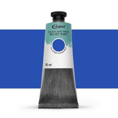 Fine art shop - Caligo Xilography Ink Phthalo Blue , 75 ml. | totenart.com
