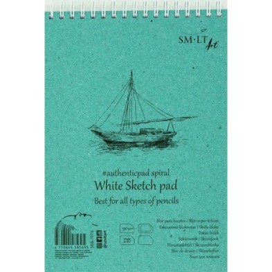  Fine art shop - White Sketch pad, 70 sheets, 90 g, A5, SM-LT | totenart.com