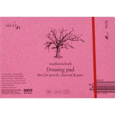  Fine art shop - Drawing pad with bands, 32 sheets, 245x176 mm SM.LT | totenart.com