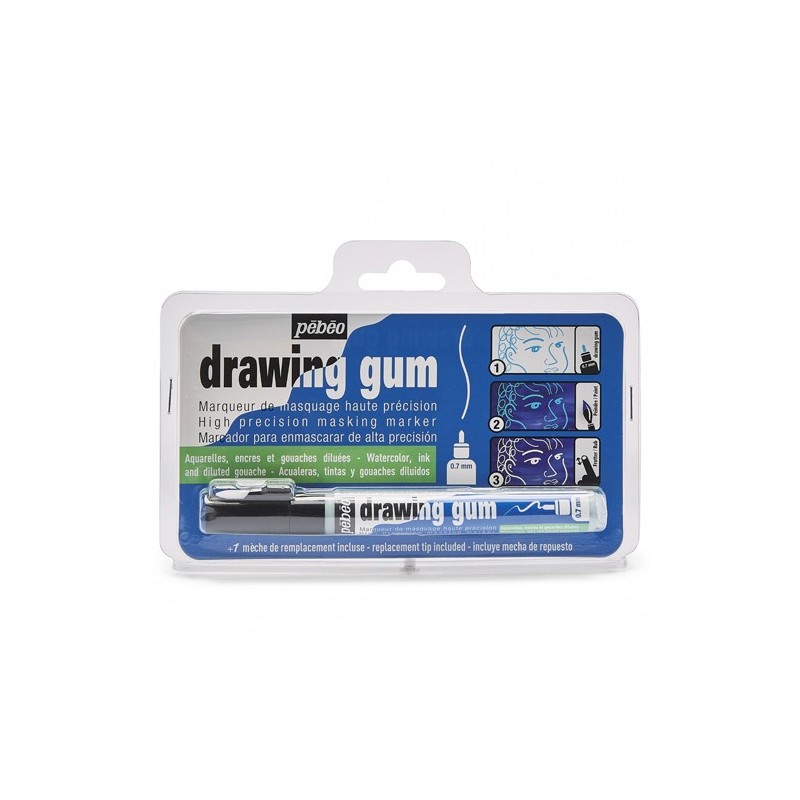 Fine art shop - Liquid mascara (reserve gum) applicator pencil 0.7 mm | totenart.com