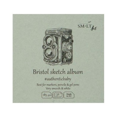  Fine art shop - Bristol drawing pad, 32 sheets, 185 g, 9x9 cm, SM.LT | totenart.com