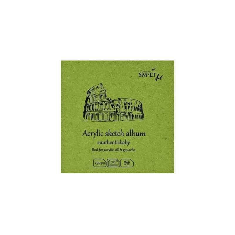  Fine art shop - Spiral-bound painting pad, 20 sheets, 290 g, 9x9 cm, SM-LT | totenart.com