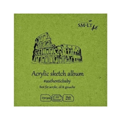  Fine art shop - Spiral-bound painting pad, 20 sheets, 290 g, 9x9 cm, SM-LT | totenart.com