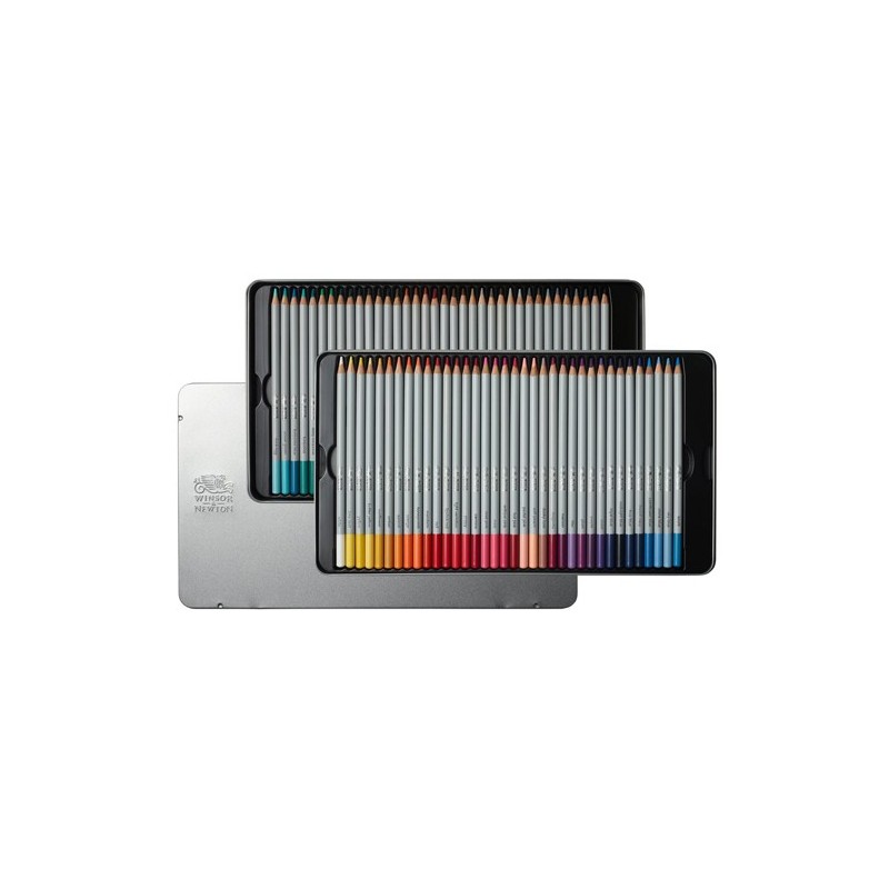  Fine art shop - Metal Tin 72 colour pencils Studio Collection Winsor&Newton | totenart.com