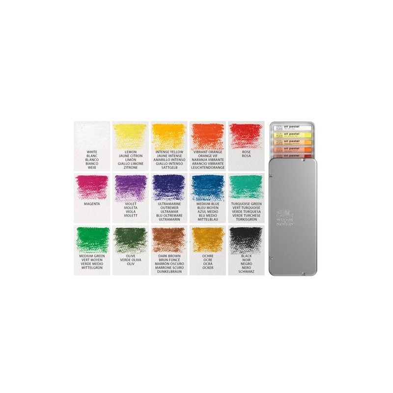  Fine art shop - Oil pastel box 15 colours Winsor&Newton | totenart.com