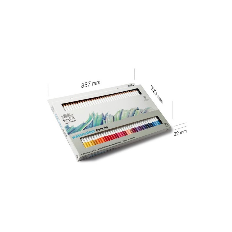  Fine art shop - Metal Tin 72 watercolour pencils Studio Collection Winsor&Newton | totenart.com