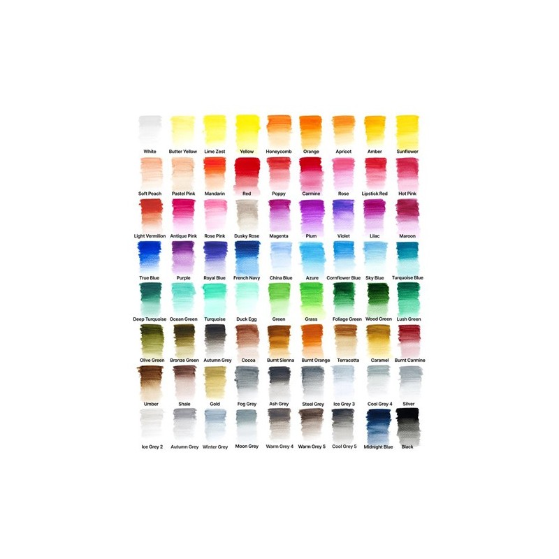  Fine art shop - Metal Tin 72 watercolour pencils Studio Collection Winsor&Newton | totenart.com