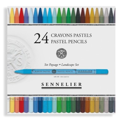  Fine art shop - Box of 24 pastel pencils Sennelier, Landscape Set | totenart.com