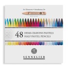  Fine art shop - Box of 48 half pastel pencils Sennelier, Introductory Set | totenart.com