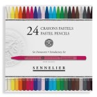  Fine art shop - Box of 24 pastel pencils Sennelier, Introductory Set | totenart.com