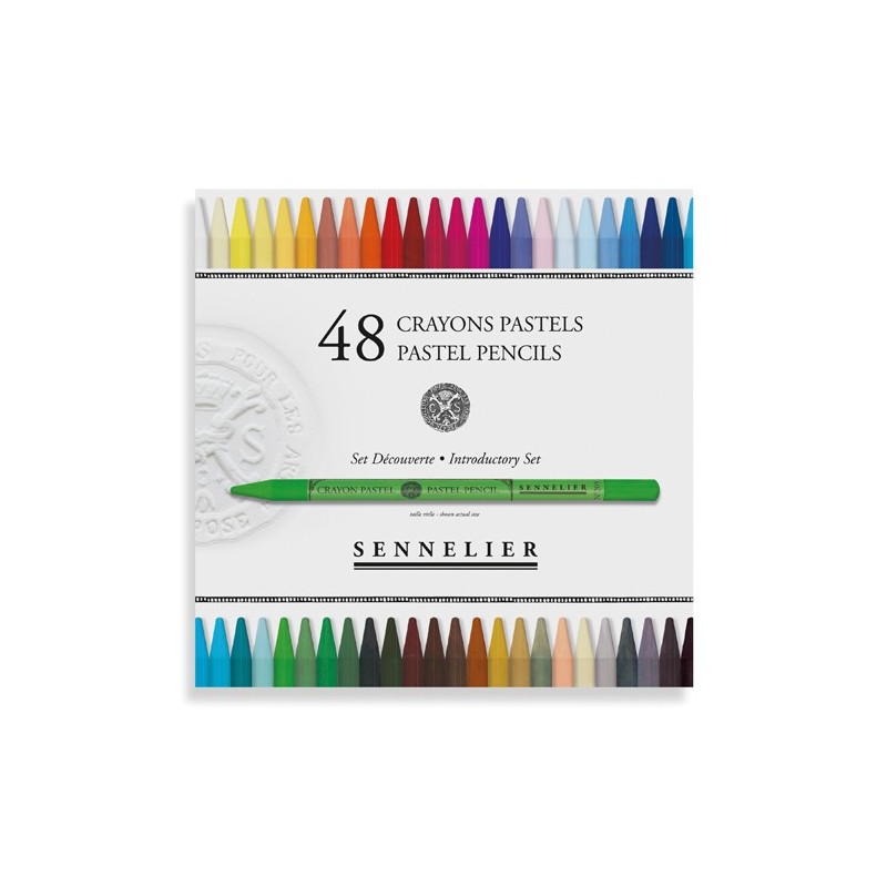  Fine art shop - Box of 48 pastel pencils Sennelier, Introductory Set | totenart.com