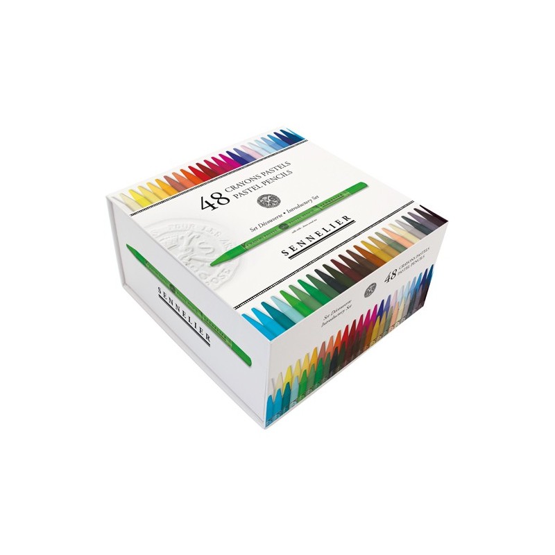  Fine art shop - Box of 48 pastel pencils Sennelier, Introductory Set | totenart.com
