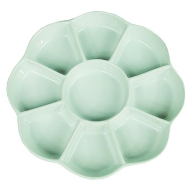 Fine art shop - Round Porcelain Palette 17-19 cm | totenart.com 