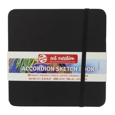  Fine art shop - Sketch Block, 14x14, accordion, 200 g | totenart.com
