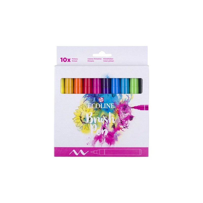 Fine art shop - Set Ecoline Brush Pen 10 ud | totenart.com