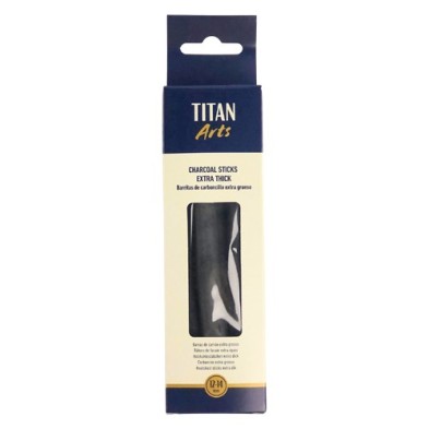 Fine art shop - Titan extra thick charcoals, 12-14 mm | totenart.com
