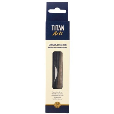 Fine art shop - Titan thin charcoals, 3-4 mm | totenart.com
