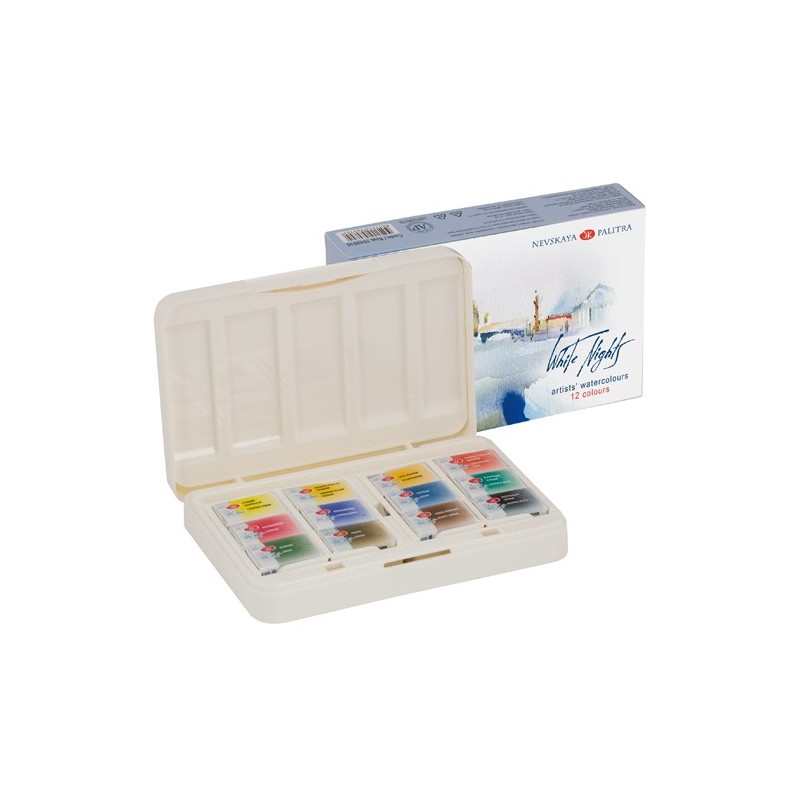 Fine art shop - Set of 12 godets, plastic case, White Nights | totenart.com