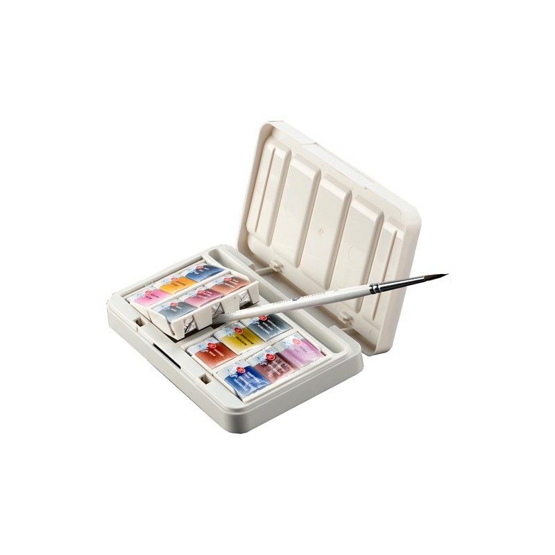 Fine art shop - Set of 12 godets, plastic case, White Nights | totenart.com