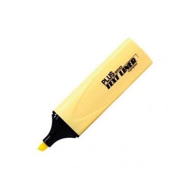  Fine art shop - Plus Office Text Liner, Chisel Tip 2-3 mm, Pastel Yellow | totenart.com