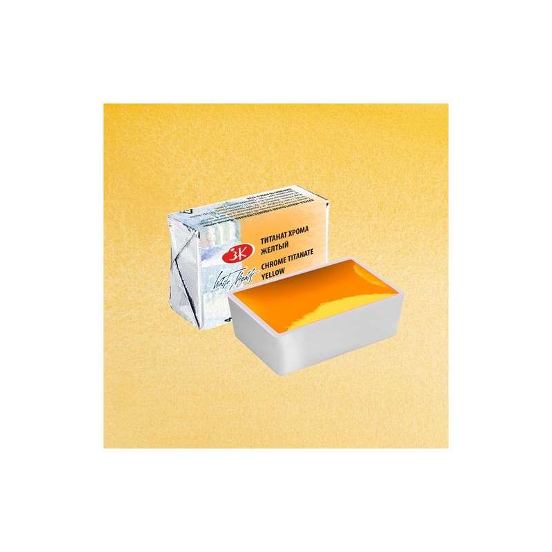Fine art shop - White Nights Watercolors in godet Chrome Titanate Yellow 274 | totenart.com