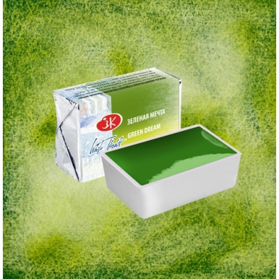 Fine art shop - White Nights Watercolors in godet Green Dream 777 | totenart.com