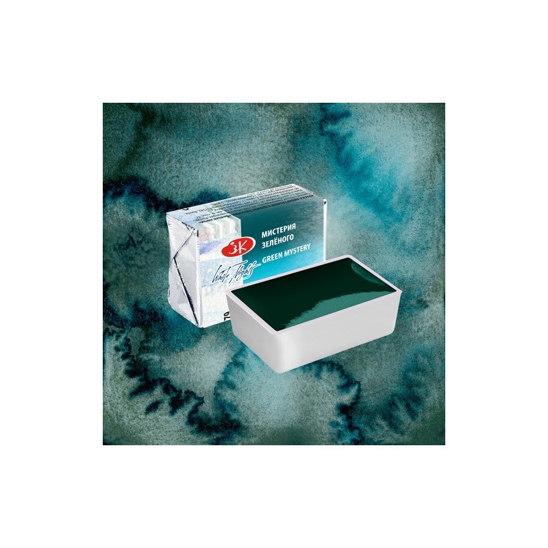 Fine art shop - White Nights Watercolors in godet Mystery of Green 779 | totenart.com