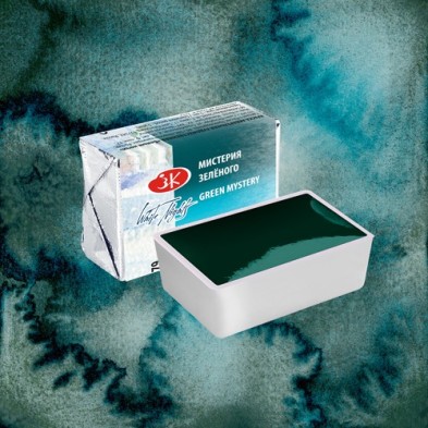 Fine art shop - White Nights Watercolors in godet Mystery of Green 779 | totenart.com