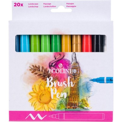 Fine art shop - Set Ecoline Brush Pen 20 ud | totenart.com
