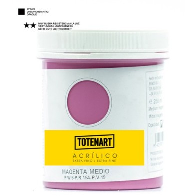 Fine art shop - Acrylic Medium Magenta 250 ml. totenart | totenart.com